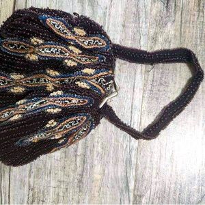 Crochet and black purses